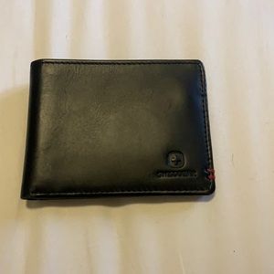 Black leather men’s wallet